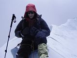 64 Jerome Ryan Taking Photos While Sitting On The Lhakpa Ri Summit 